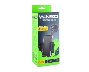  - Тримач телефону Winso з поворотом на 360 градусів 40-110 мм (201110) - 