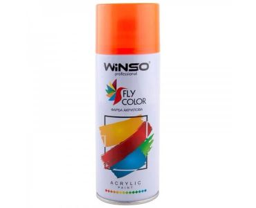 Краска автомобильная - Краска Winso Spray флуоресцентная оранжевая 880480 450мл - КРАСКА ДЛЯ АВТО