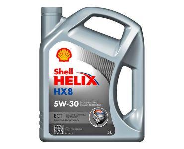 Моторное масло - Масло Shell Helix HX8 ECT 5w-30 5л - Масло моторное