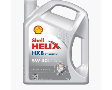 Автомастила - Масло Shell Helix HX8 5w-40 4л - 