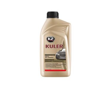 Охолоджуючі рідини К2 купити за вигідною ціною - Антифриз концентрат (червоний) / K2 TURBO Kuler CONCENTRATE 1L RED G12 / G12+ - 