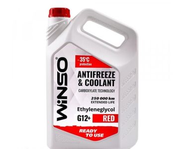 Антифриз червоний - Вінсо ANTIFREEZE & COOLANT WINSO RED G12 + Антифриз-35С 9kg (2шт / ящ) - червоний