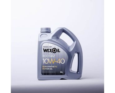 Моторное масло 10w40 - Масло моторное Wexoil Eco gaz 10W-40 SM/CF 4л - 10w40