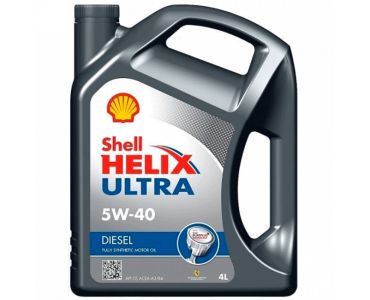 Моторное масло - Масло Shell Helix Diesel Ultra 5w-40 4л - Масло моторное