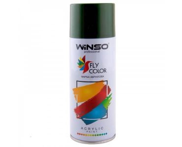 Краска автомобильная - Краска Winso Spray темно-зеленая MOSS GREEN RAL6005 880180 450мл - КРАСКА ДЛЯ АВТО