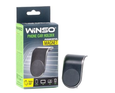 Тримач для телефону в машину - Автотримач для телефону магнітний WINSO 201220 - 
