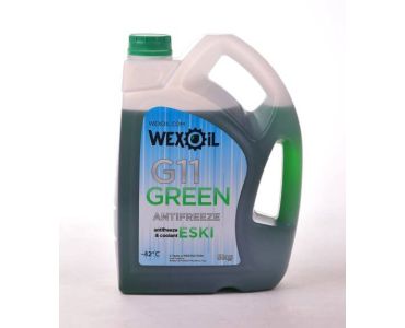Антифриз зеленый - Антифриз Wexoil ESKI G11 Green 5 кг - зеленый
