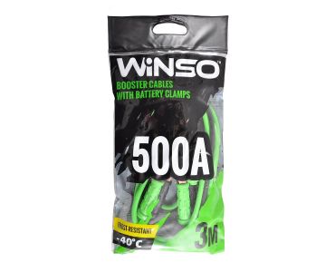  - Провода прикуривания WINSO 500А 3м пакет полиэтилен 138500 - 