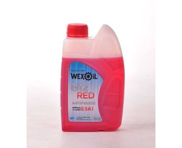 Антифриз красный - Антифриз Wexoil ESKI G12 RED 1кг - красный