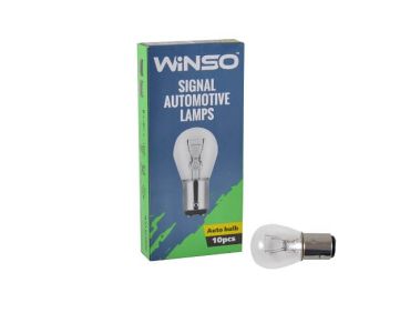Автолампи - Лампа розжарювання Winso P21/4W 21/4W 12V BAZ15d 713140 - 