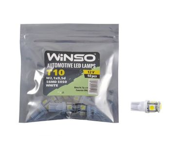 LED Лампы Winso - LED лампа Winso T10 12V SMD5050 W2.1x9.5d 127250 - ЛЕД лампочки для авто