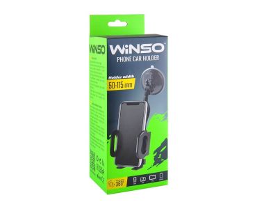  - Держатель телефона Winso с поворотом на 360 градусов и гибким стержнем кронштейна 50-115 мм (201120) - 