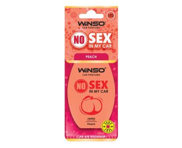 Автокосметика - Ароматизатор Winso NO Sex in My Car PEACH 535900 - Автокосметика