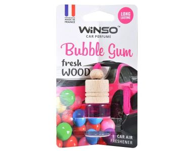Ароматизатор в машину - Ароматизатор Winso Fresh WOOD Bubble Gum 530330 - пахучки в авто