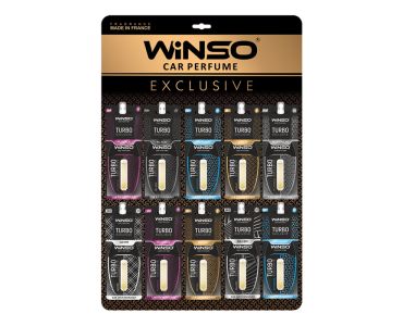 Автокосметика Winso - Набор ароматизаторов WINSO Turbo Exclusive 500046 - Автокосметика
