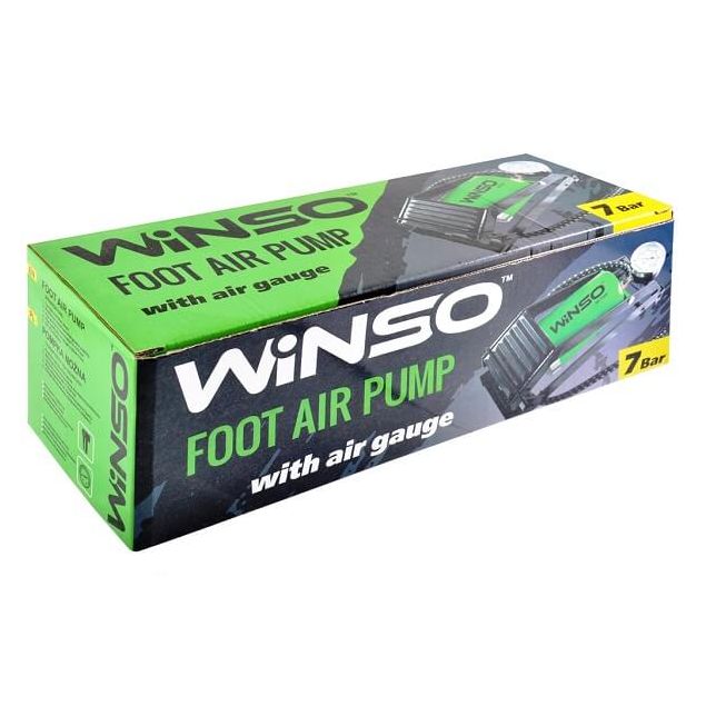 Насос автомобільний ножний WINSO з манометром (120220) - 2