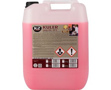 Охолоджуючі рідини для авто - Антифриз (червоний) / K2 TURBO KULER LONG LIFE-35C 20kg RED - 