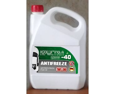 Охлаждающие жидкости для авто - Антифриз "CRYSTAL-40" зеленый (-24) WIN 9л - Охлаждающие жидкости