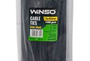 Хомути пластикові WINSO 276400 7,6x400 мм Чорні - 1