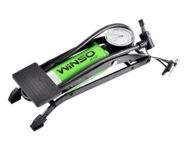 Автомобільний насос - Насос автомобільний ножний WINSO з манометром (120200) - 