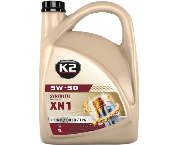 Моторне мастило К2 - Масло моторне K2 SYNTHETIC MOTOR OIL SN XN1 5W - 30 5 л - 
