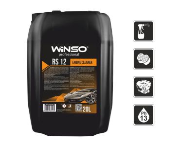 Очистители и промывки - Очиститель двигателя Winso Engine Cleaner RS12 20л 880830 - Очистители и промывки