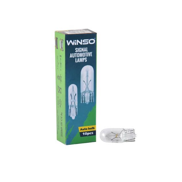 Лампа накаливания Winso W5W 5W 24V W2.1x9.5d 725230 - 1