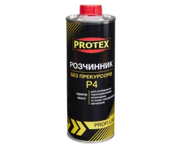 Растворитель для краски - Растворитель Р-4 без прекурсоров PROTEX "PROFILINE" для Эпоксидов 1л (0,65 кг) - для краски