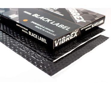 Шумоизоляция - Виброизоляция Vibrex Black Label 4 500x700 мм - Шумоизоляция