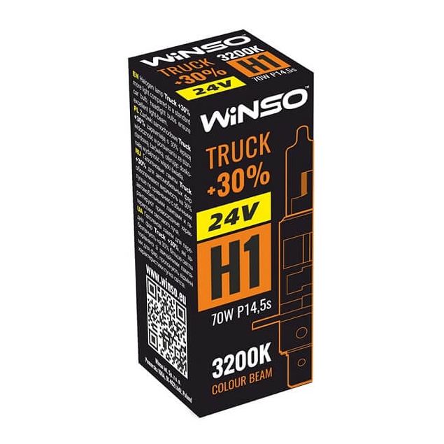 Галогенная лампа Winso Truck +30% H1 70W 24V 724100 - 2