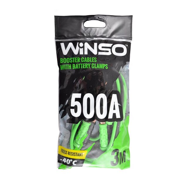 Дроти прикурювання WINSO 500А 3м пакет поліетилен 138500 - 1