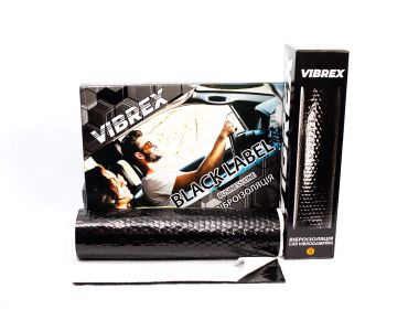 Шумоизоляция - Виброизоляция Vibrex Black Label 2 500x4000 мм рулон - Шумоизоляция